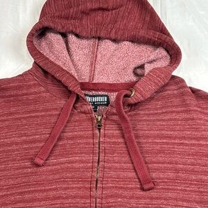 Men's Knickerbocker Vintage Design Red Hoodie Sweater Large